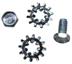 1963-1967 Corvette Screws And Lock Washers Set Headlamp Motor Bracket - £12.54 GBP