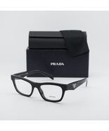 Prada PRB01V 16K1O1 Shiny Black 54mm Eyeglasses New Authentic - €246,43 EUR