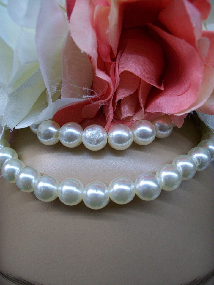 Fancy Unicorn Horn Flower Crown Headband w/ Ears Pearl Strands Fantasy Magical Item image 12