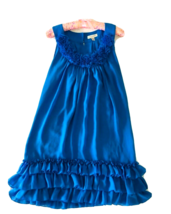 Cute Royal Blue TED BAKER London A-line Dress Frills S/M Modern Fashion ... - $89.00