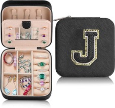 Christmas Gifts for Men Black Travel Jewelry Box for Men Necklace Earrings Rings - £37.52 GBP
