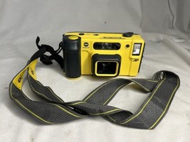 Minolta Weathermatic Dual 35 Camera Yellow Tested Parts Only - £7.91 GBP