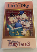 VTG VHS 1986 My Favorite Fairy Tales “The Three Little Pigs” - $9.49