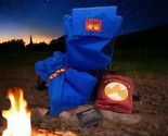 Build a Bear Camping Hiking Backpack Sleeping Bag Set BLUE w/ Chips &amp; Ch... - $15.14