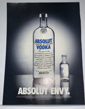 2002 Magazine Print Ad Absolut Vodka Absolut Envy - $4.94