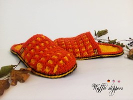 Crochet Waffle slippers * Pdf file pattern * DIY house shoes * Crochet clogs - £2.82 GBP