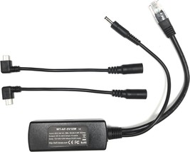802.3af Power Over Ethernet PoE Splitter MicroUSB Connectors 5 Volts 10 Watts Ou - £42.75 GBP