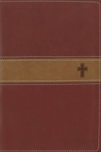 NIV Gift Bible Bible Burgundy/Tan with Cross-Walmart Zondervan - £7.76 GBP
