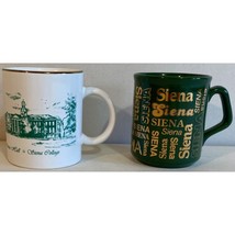 2 Siena College Mugs.  Siena Hall.  New York - $19.00
