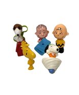 Peanuts Charlie Brown Happy Meal Toy Lot of 5 Snoopy, Linus, Woodstock, ... - €10,28 EUR