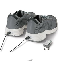 The Good Vibrations Circulation Enhancing Vibrating Shoes Men Size 7 Grey - £60.52 GBP