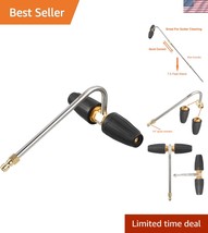 Rotating Turbo Nozzle Gutter Cleaner - 3600 PSI Heavy-Duty Pressure Atta... - $89.99