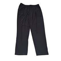 Leith Casual Pants Stretch Lightweight Womens Large Black - $17.60