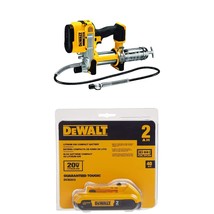 DEWALT DCGG571B 20-volt MAX Lithium Ion Tool Only Grease Gun with 20V 2.... - £371.17 GBP