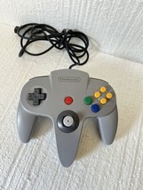 Nintendo 64 Controller  N64 Original OEM Gray Wired  Model NUS-005 Tested - £23.35 GBP