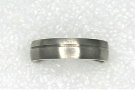 6 mm Titanium Grey Ring Band Size 11 - £66.58 GBP