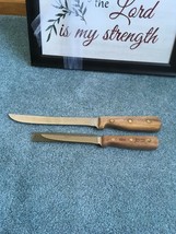 2 CHICAGO CUTLERY 62S 5&quot; NICE    66S 8&quot;MORE WORN - $356.37 MXN