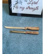 2 CHICAGO CUTLERY 62S 5&quot; NICE    66S 8&quot;MORE WORN - $356.37 MXN