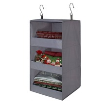 GRANNY SAYS 3 Shelf Hanging Closet Organizer Hanging | Organizer for Clo... - £23.97 GBP