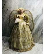 Christmas Angel Tree Topper: Gold/Glitter. 14 Inches High. - $217.47 CAD