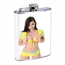 Madrid Spain Pin Up Girls D4 Flask 8oz Stainless Steel Hip Drinking Whiskey - £11.42 GBP