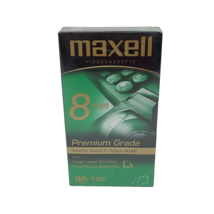 MAXELL Premium Grade 8 Hour VHS Video Cassette Blank Tapes T-160 NEW - £8.68 GBP