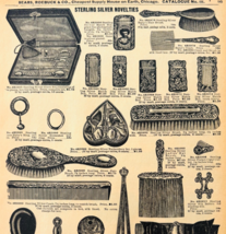 1969 Vanity Personal Care Novelties 1901 Repro Advertisement Sears Beaut... - $24.99