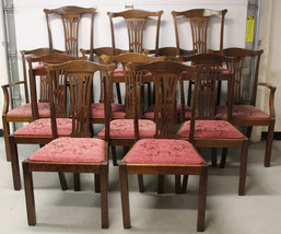 12 Antique Matching Federal Mahogany Dining Chairs early 1900s very nice rare - $3,801.59