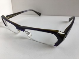 New ALAIN MIKLI A 0474 16 52mm Blue Semi-Rimless Eyeglasses Frame - £263.77 GBP