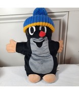 The Little Mole Plush Zdenek Miller Krtek cartoon toy stuffed animal blu... - $21.00