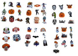 Halloween Spirit Fright Night Assorted 3D Colorful PC Stickers 100 PCS NEW - £15.63 GBP