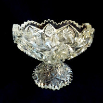 VTG Ca. 1920&#39;s Nu-Cut by Imperial Pressed Glass Childrens play time Punch Bowl - £67.25 GBP