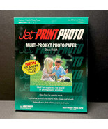 Jet Print Photo Multi-Project Photo Paper Gloss Finish 8.5 x 11 OPEN BOX - £6.86 GBP