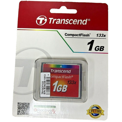 Transcend TS1GCF133 1GB TS1GCF133 CF CARD 133X - $52.64