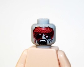 YY Minifigure Building Custom Zombie Exposed Brain Angry Head head DIY - $3.61