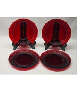 AVON Ruby Red 1876 CAPE COD 7&quot; Luncheon Salad Plate By Wheaton Glass - S... - €21,34 EUR