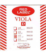 Old Stock Red Label Viola D String - 1/2 Junior 13 Inch (SS4124) - £4.24 GBP