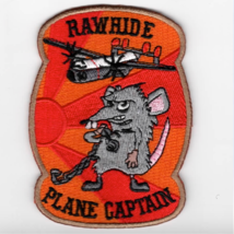 4&quot; NAVY VRC-40 PLANE CAPTAIN RAWHIDE EMBROIDERED PATCH - £27.90 GBP