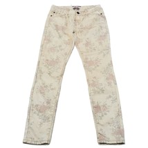 Hot Kiss Jeans Size 8 Skinny Lily Floral Denim Pants Measurements In Description - £23.65 GBP