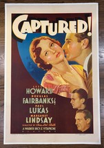 CAPTURED! &#39;33 Leslie Howard, Douglas Fairbanks Jr., Paul Lukas, Margaret... - $1,200.00