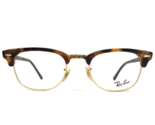 Ray-Ban Eyeglasses Frames RB5154 5494 Black Tortoise Gold Clubmaster 49-... - £93.02 GBP