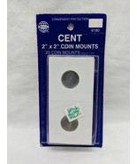 Pack Of (20) Convenient Protection Cent 2&quot; X 2&quot; Coin Mounts - $17.65 CAD