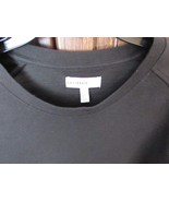 Calibrate Mens Long Sleeve Lightweight Sweater XL Dark Black Patch Patte... - $8.86
