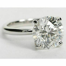 3CT Charles and Colvard DEF Forever One Moissanite Solitaire Ring 14K White Gold - $688.18