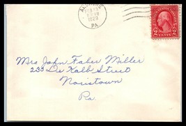 1929 US Postal History Cover - Ardmore, Pennsylvania to Norristown, PA H12 - £2.21 GBP