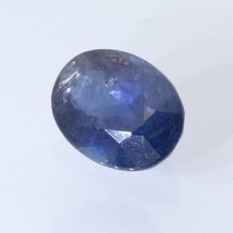 Deep Blue Sapphire Heat Only Faceted 8 x 6 mm Oval African Gemstone 1.73 carat - £57.85 GBP