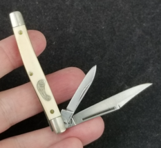 Vintage Frontier Imperial USA 4022 Pocket Knife 2 Blades ESTATE SALE old... - $21.99