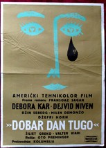 1958 Original Movie Poster Bonjour Tristesse Sagan Preminger Seberg Kerr... - £383.58 GBP