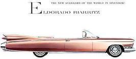 1959 Cadillac Eldorado Biarritz - Promotional Advertising Magnet - £9.58 GBP