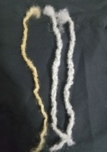Handmade dreadlocks 10 pieces  100% nonprocess human hair Gray and light... - £29.81 GBP+